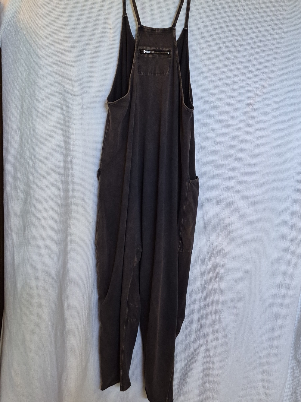FP Movement by Free People Dark Brown Relaxed Slip Jumpsuit with Pockets - Picture 2 of 13